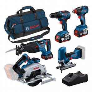 [0615A5003D] Bosch Akkukonesarja 18v 5os & laturi 3x 4Ah akut.