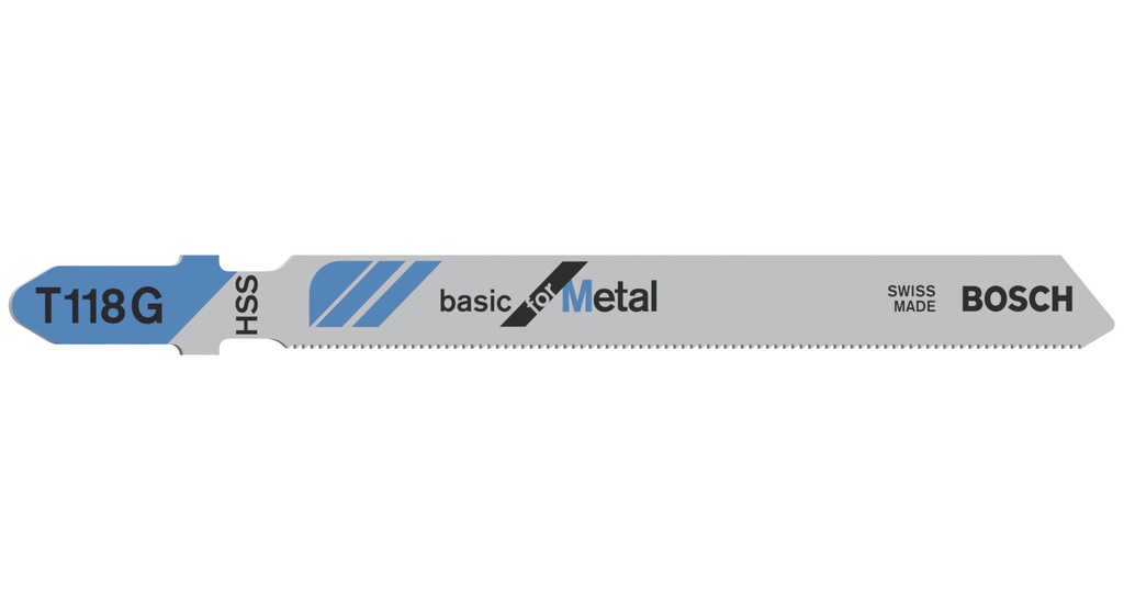 [2608631012] Bosch Jigsaw blade T 118 G 5 pcs. Metal