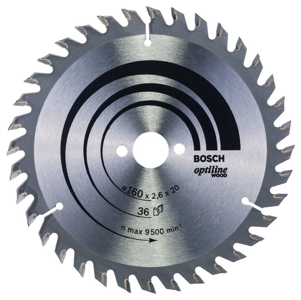 [2608640597] Bosch Pyörösahanterä 160x2,6x20/16 Z36 OP