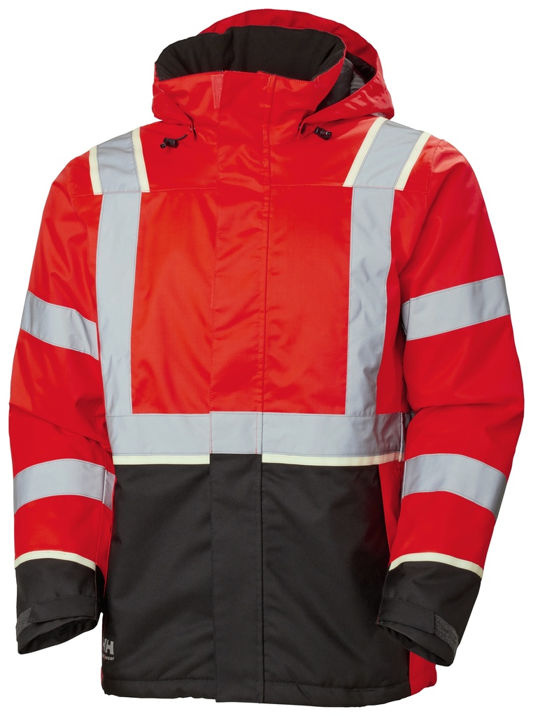 [71355_169-XS] Helly Hansen 71355 UC-ME Huomiotalvitakki (Punainen/Eebenpuu, XS)
