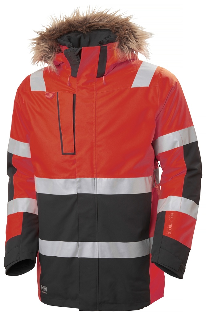 [71393_169-XS] Helly Hansen 71393 Alna 2.0 Huomiotalviparka (Punainen/Eebenpuu, XS)