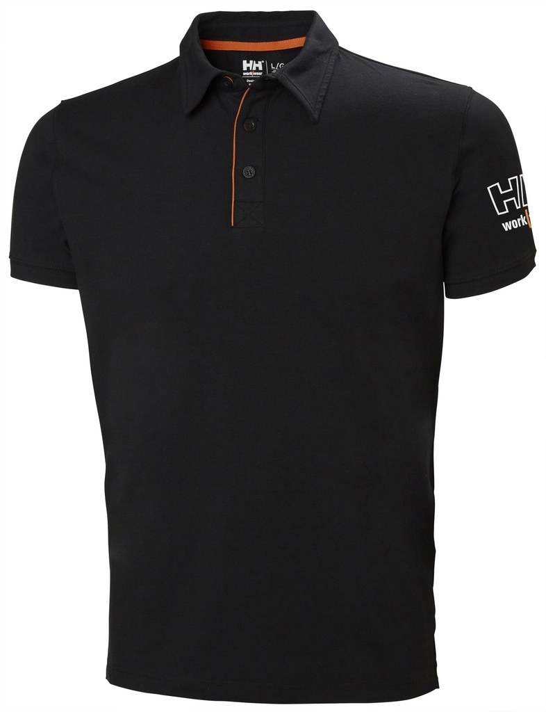 [79241_990-XS] Helly Hansen 79241 Kensington Polo (Musta, XS)