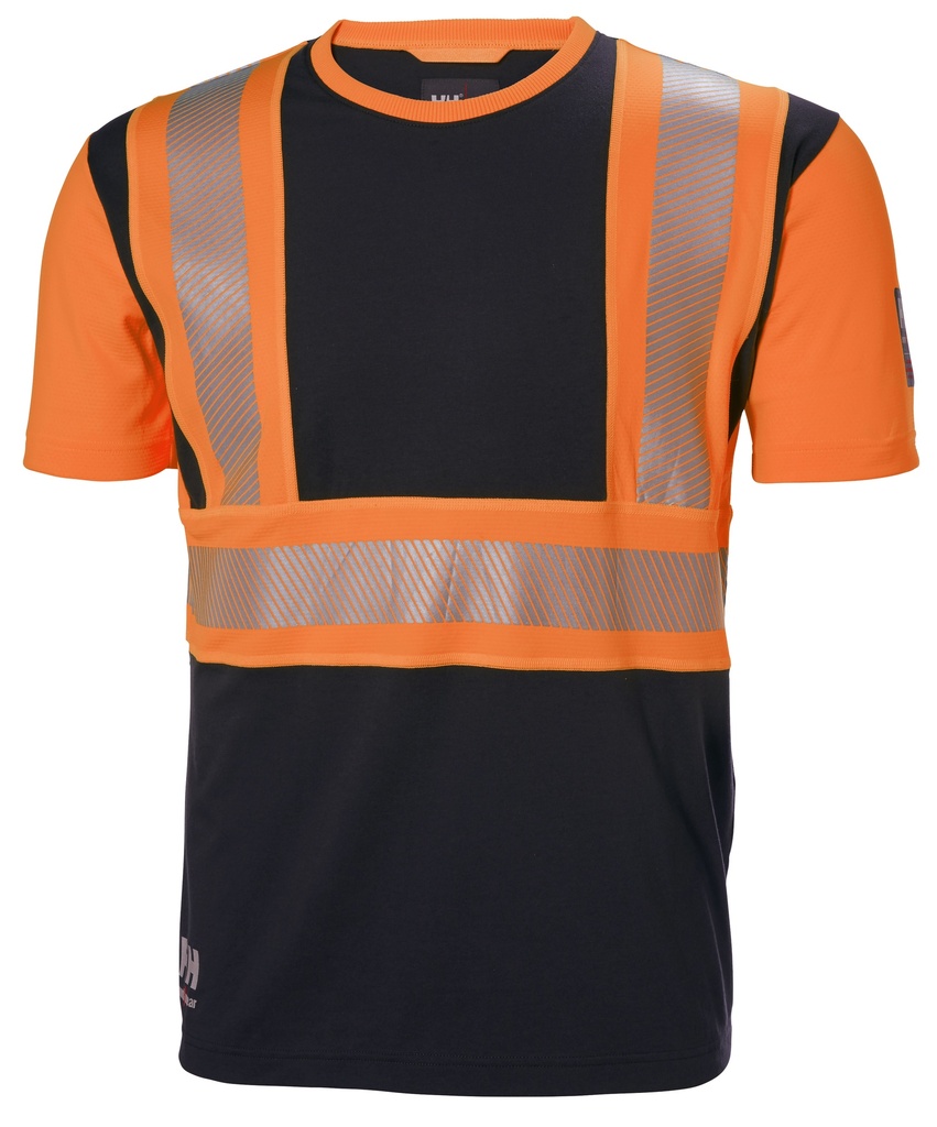 [79271_269-XS] Helly Hansen 79271 ICU Huomio T-Paita (Oranssi/Eebenpuu, XS)