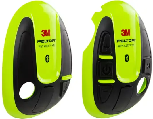 Peltor Spare hood WS Alert, Neon green (left+right)