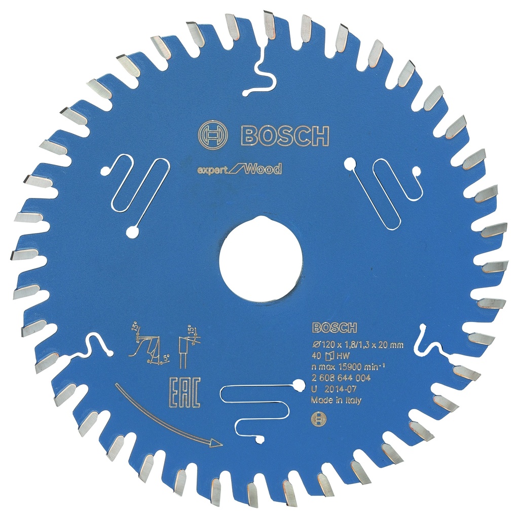 [2608644004] Bosch Circular saw blade EXP WO 120X20X1.8/1.3 40H