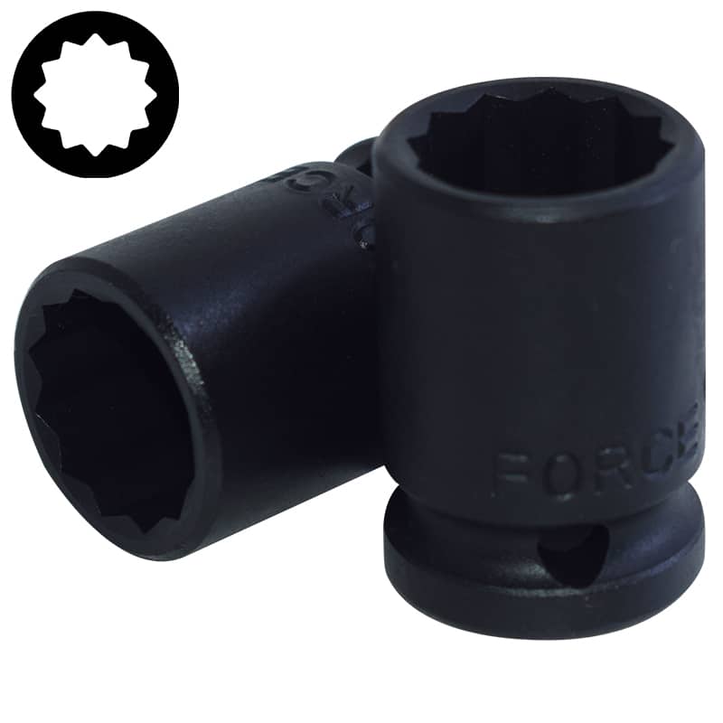 Force 12-Angle socket 1/2" [448]