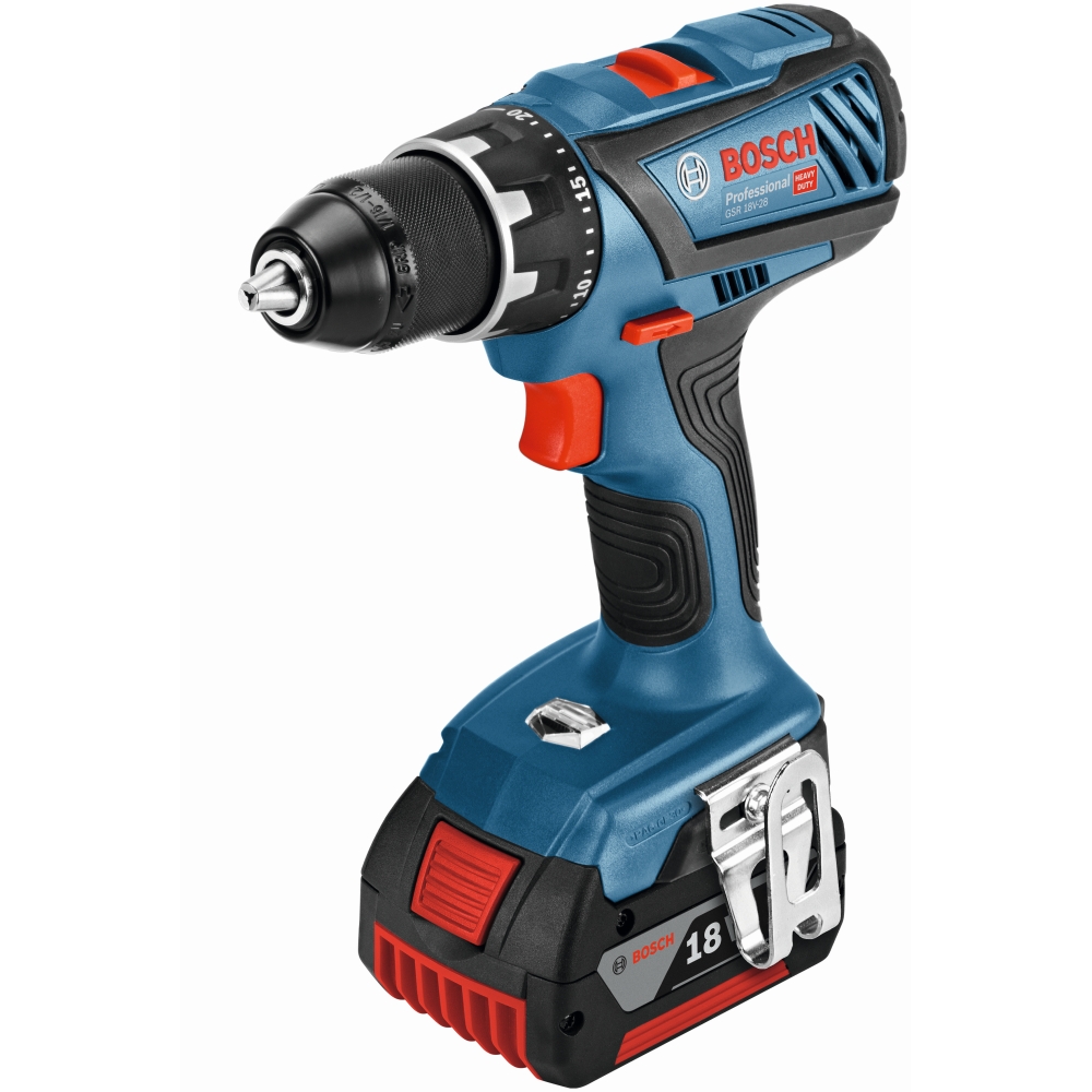 [06019H4100] Bosch porakone GSR 18V-28 solo, ei akku - ei laturi
