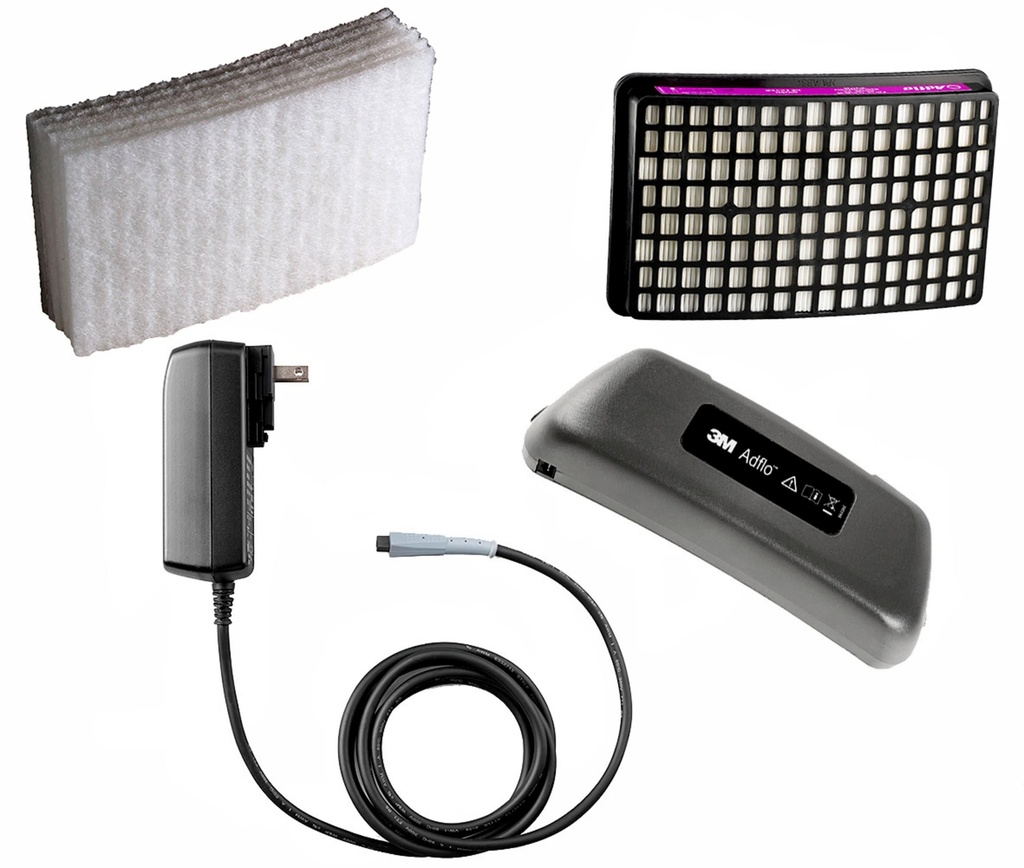 Adflo Upgrade Kit (Power Battery, Charger, Particulate and Pre-Filter)
