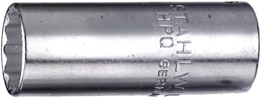 [40ADL-5/32 - 01640010] Stahlwille Socket 1/4", Long, 12-Angle, Inches (5/32")