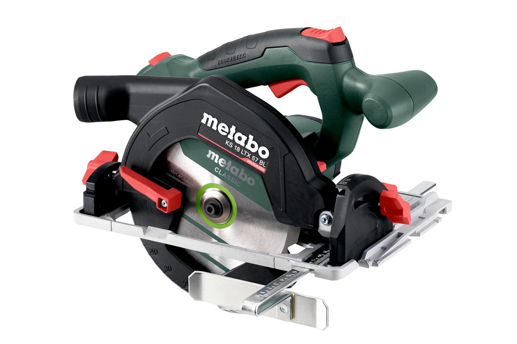 Metabo Akkukäsipyörösaha KS18LTX 57 BL, runko