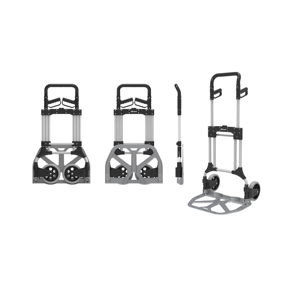 Pakettikärry 200kg, Kokoontaitettava, Alumiinia