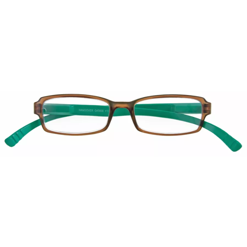 [G45600-2.5] I Need You Hangover Reading Glasses Turquoise/Brown +2.50