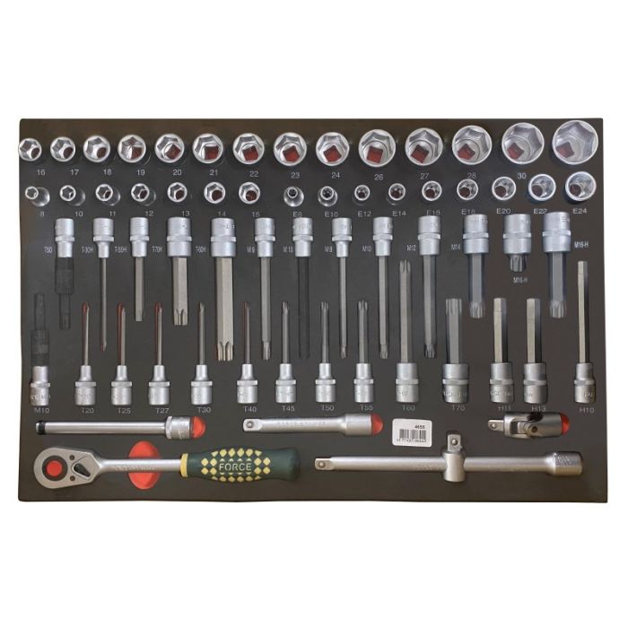 [4655] Force Foam Hylsysarja 1/2", 65-osaa