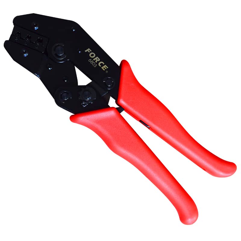 [6803] Force Crimping Pliers, Automatic, 0.5-6mm², For non-insulated connectors