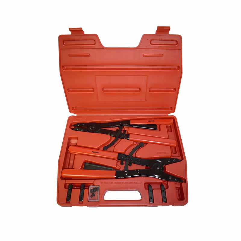 [912U1] Force Lock ring pliers set, Inner 16-80mm, Outer 11-73mm,