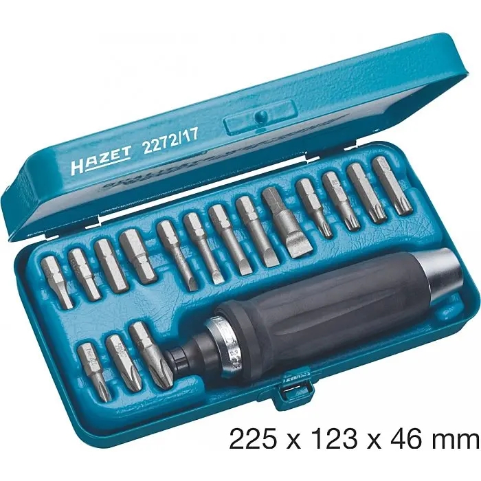 [2272/17] Hazet Impact chisel set, 17 pieces
