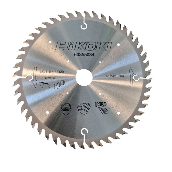 [60355034] Hikoki Circular saw blade 165mm x 1.6mm, 48T, 20mm hole (C18DBAL/C6MEY/C3606DA)
