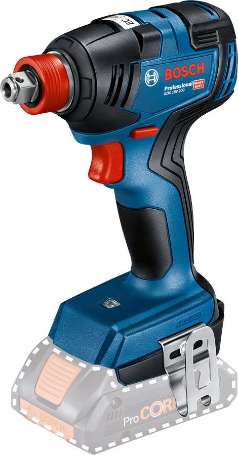 [06019J2204] Bosch Iskumutterinväännin GDX 18V-200 SOLO