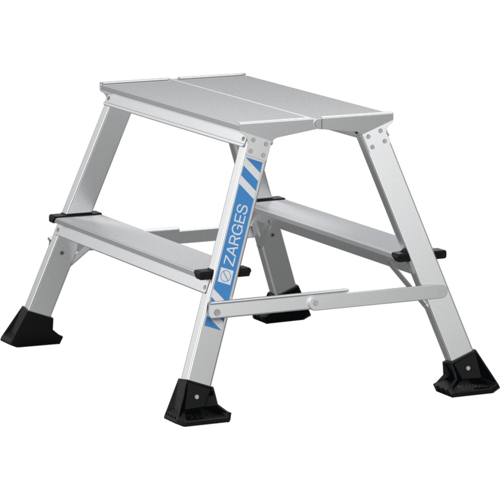 Zarges XLstep P Work Platform, Wide, 0.49 m, 2x2 steps