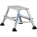Zarges XLstep P Work Platform, Wide, 0.49 m, 2x2 steps