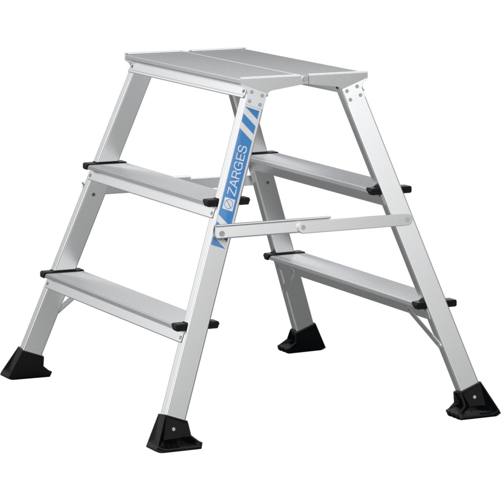 [41410] Zarges XLstep P Work Platform, Wide, 0.74 m, 2x3 steps