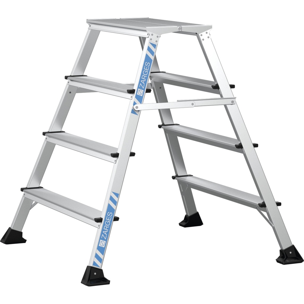 [41411] Zarges XLstep P Work Platform, Wide, 0.99 m, 2x4 steps