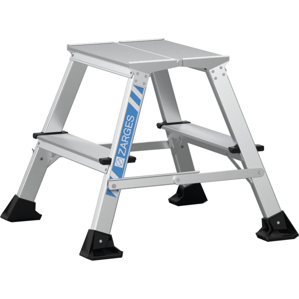 Zarges XLstep P Work Platform, Narrow, 0.49 m, 2x2 steps