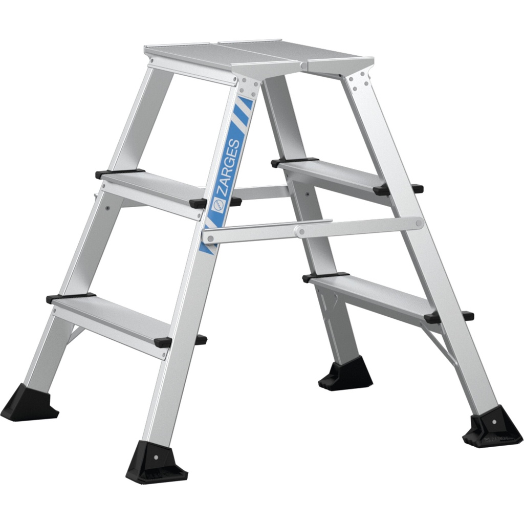 [40102] Zarges XLstep P Work Platform, Narrow, 0.74 m, 2x3 steps