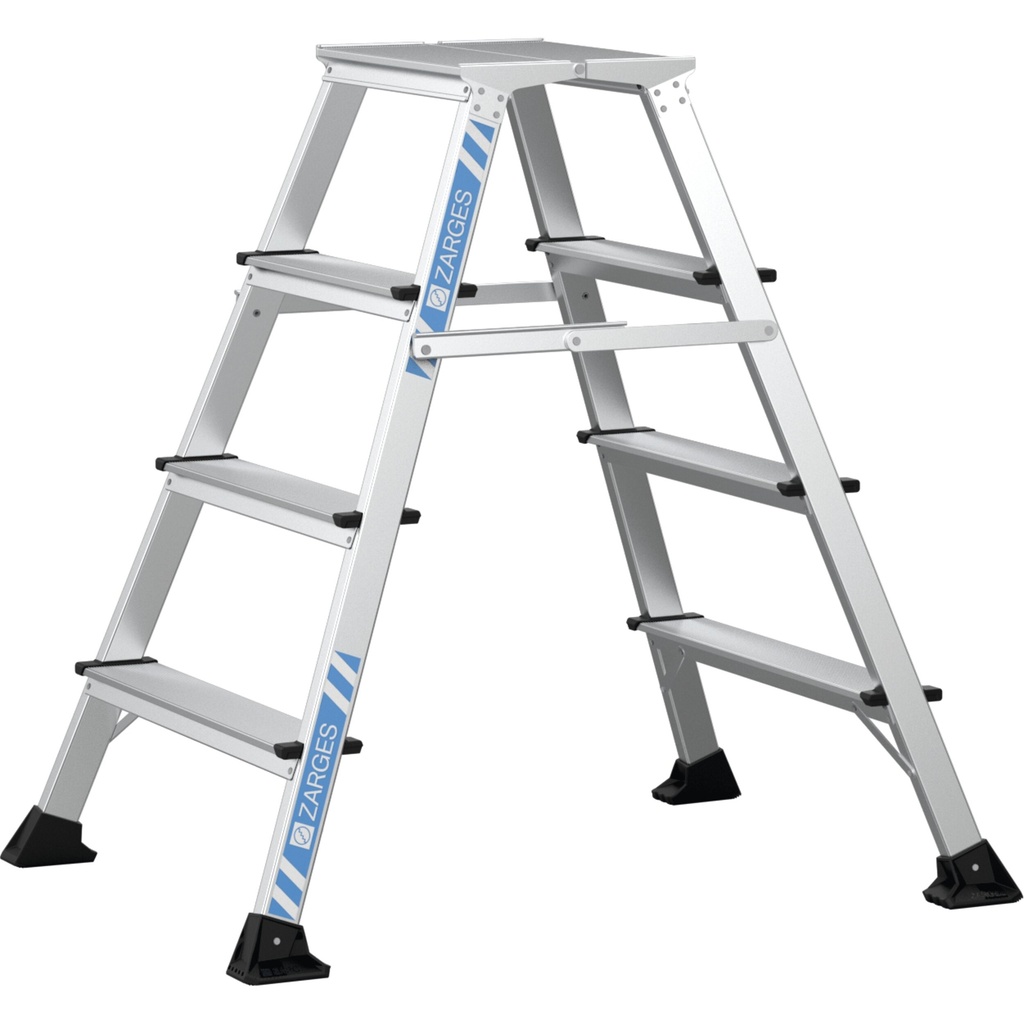 [40103] Zarges XLstep P Work Platform, Narrow, 0.99 m, 2x4 steps