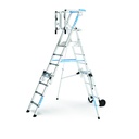 Zarges ZAP Masterflex Plus S Height-Adjustable Work Platform, 4–7 steps