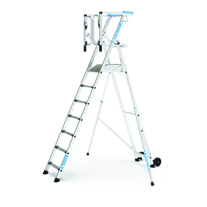 [41444] Zarges ZAP Safemaster Max S Work Platform with Gate, 7 steps
