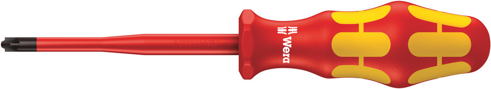 Wera 165 iS PZ/S VDE Insulated screwdriver with reduced blade diameter for PlusMinus screws (Pozidriv/slotted)