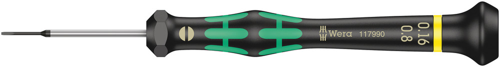 Wera 2035 Screwdriver for slotted screws for electronic applications