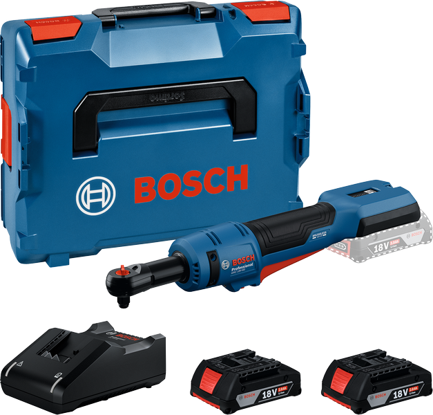 Bosch GRC 18V-60 Akkuräikkäväännin sis. 2x akut ja laturi
