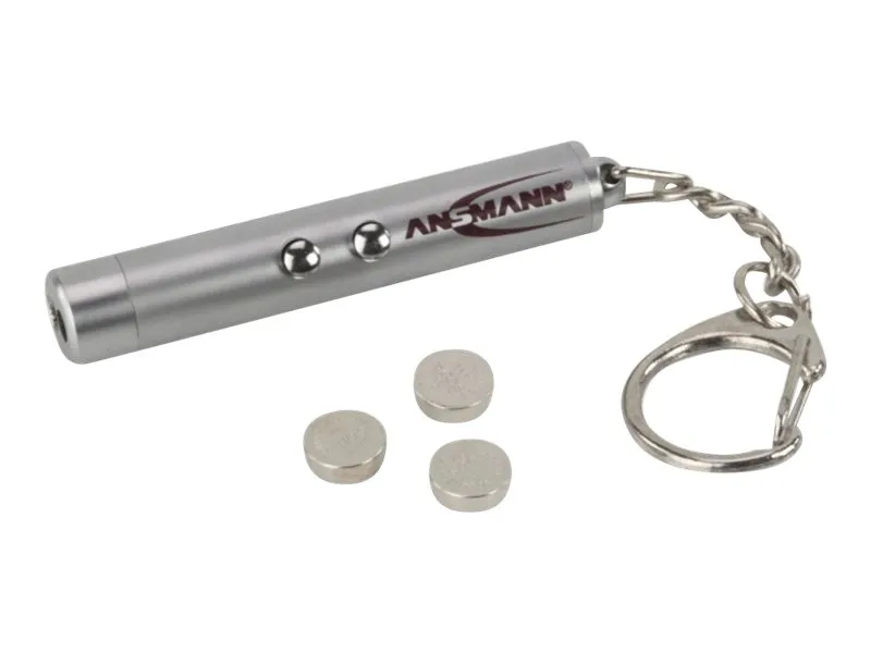 Ansmann Avaimenperätaskulamppu/Laserosoitin, LED, 9 mm