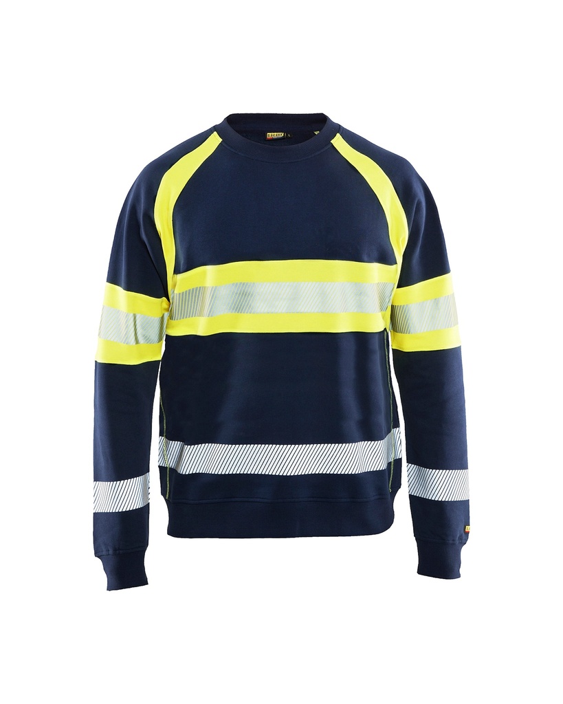 [335911588933 XXS] Blåkläder 3359 Highvis college (Mariininsininen/Huomio keltainen, 2XS)