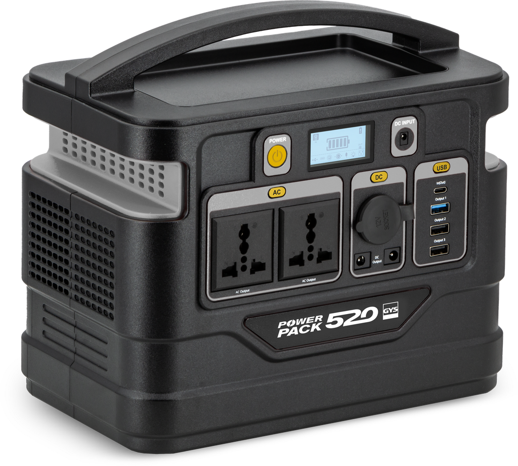 Gys Power Pack 520 Kannettava virtalähde, 518Wh/20Ah