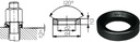 AMF 6319D Kovera aluslevy M16