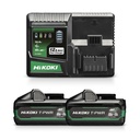 Hikoki UC36YSL2WAZ akkupaketti 2x akkua+ laturi (68020926)