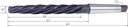 Premus Cone reamer 22.0mm 1:10 MK3, HSS, DIN311