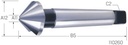 Premus Kärkiupotin 90° HSS DIN 335/D, MK