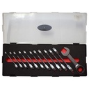 Force Ratchet link set 8-19 mm, Straight, Short